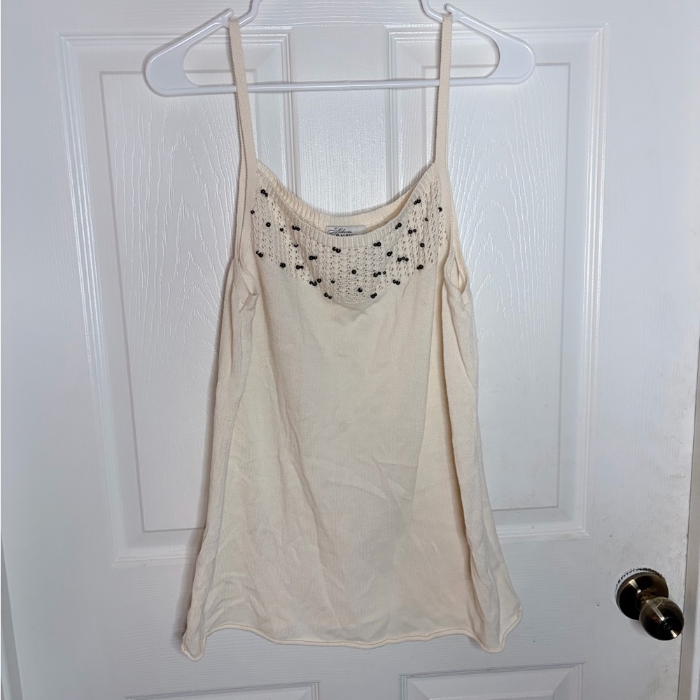 Minimalist beaded boho top